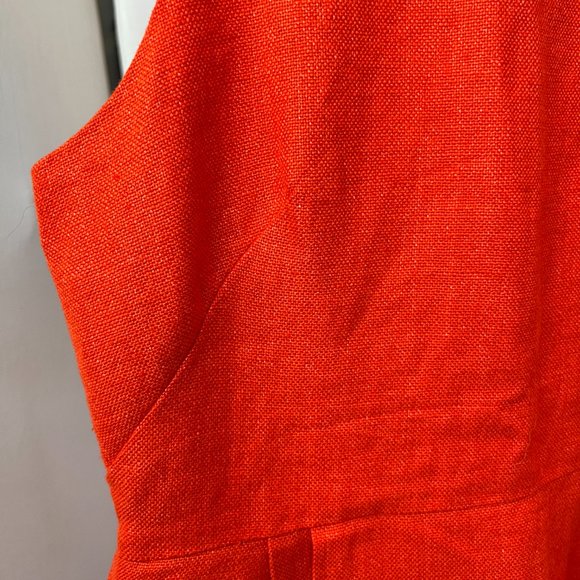 J. Crew Collection #78521 100% Linen Cha Cha Dress Size 4 NWT - Picture 4 of 13